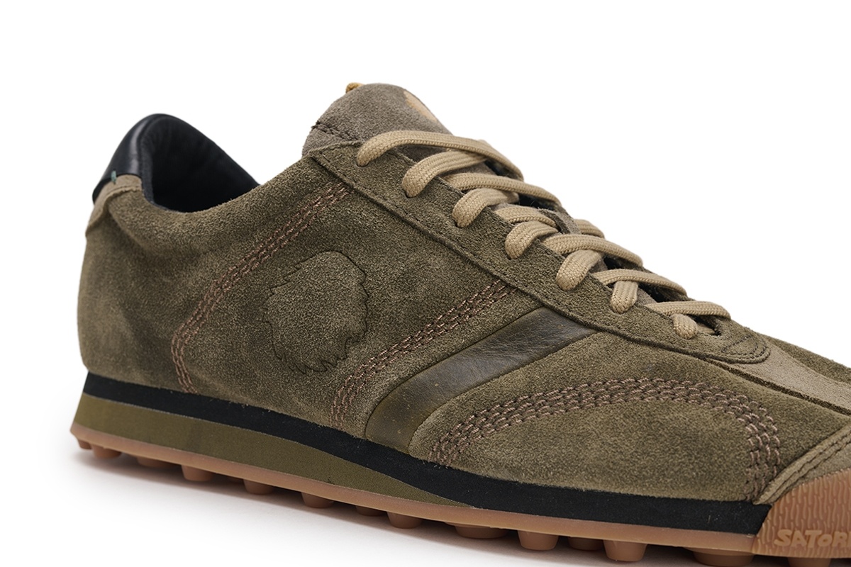 Кеды Satorisan Stardust Suede Deep Khaki фото 5