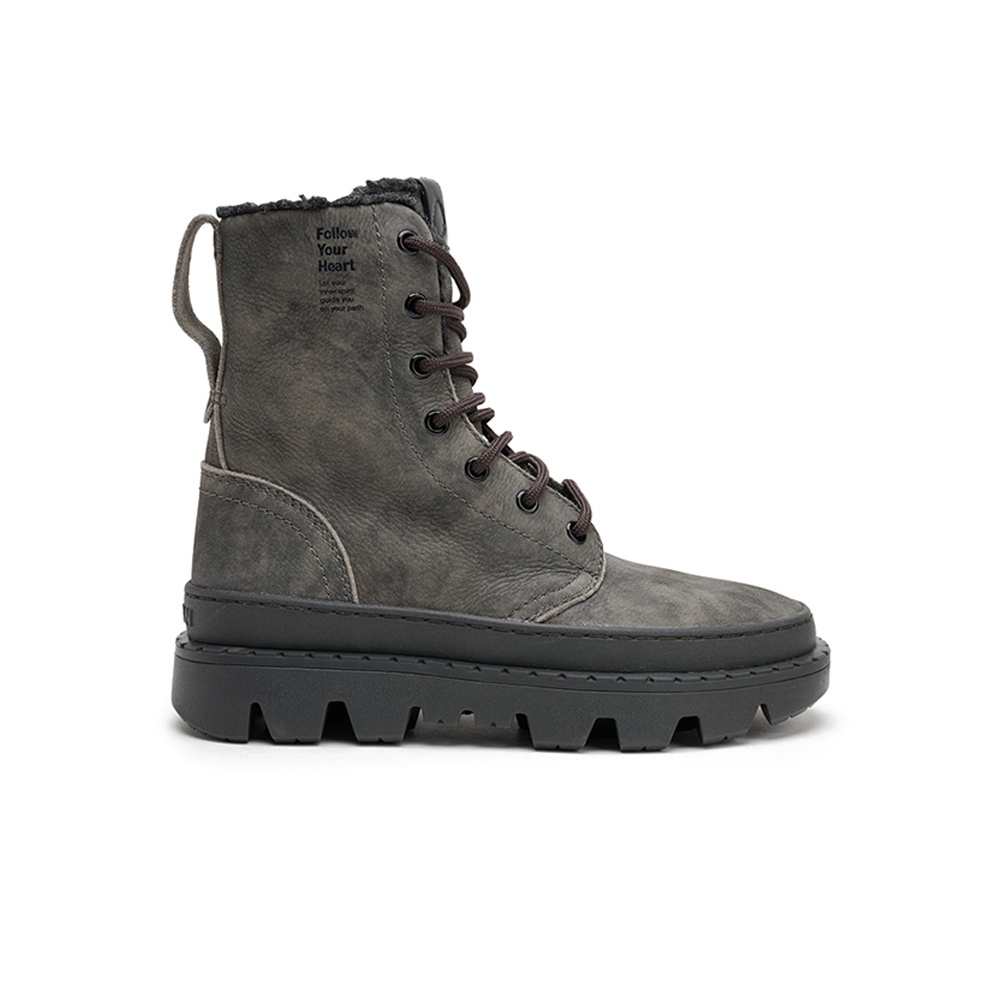 Ботинки Satorisan Unalome Laces Premium Wool Khakies Black 120084 фото 1