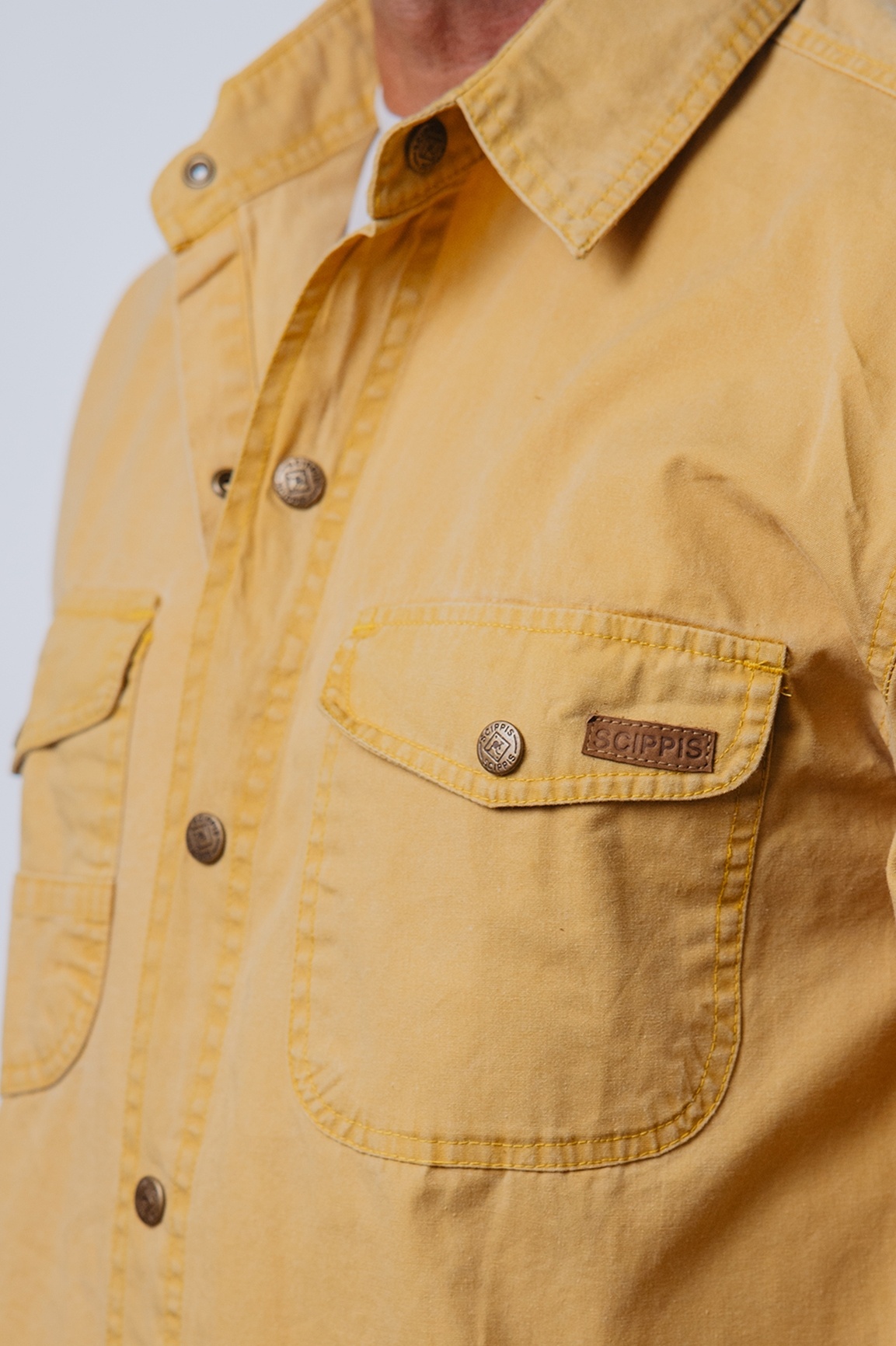 Рубашка Scippis Australian Fashion House GmbH 003S04 Cowra - Mustard фото 2