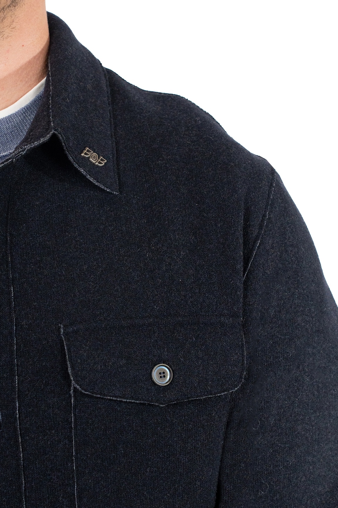 Рубашка Bob Greg Dark Blue фото 5