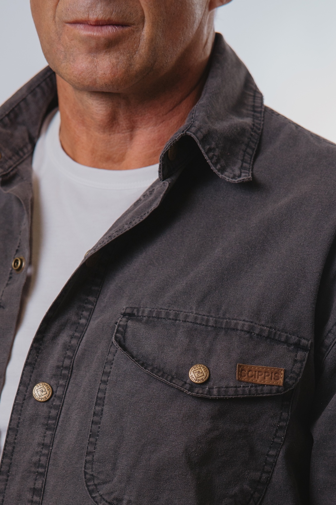 Рубашка Scippis Australian Fashion House GmbH 003S04 Cowra - Grey фото 2