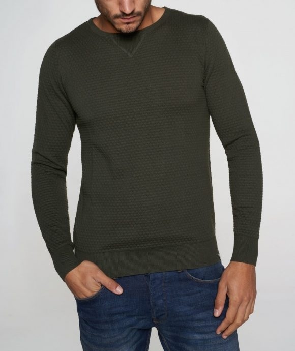 СВИТЕР DSTREZZED Dk. Green 404079 фото 3