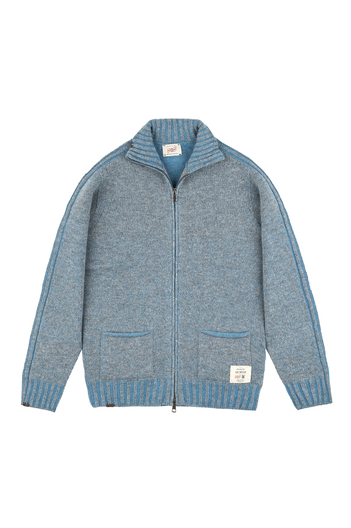 Свитер Bob La Societe Dale Grey/Petrol фото 1