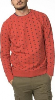 ТОЛСТОВКА DSTREZZED TRIANGLE DOT PRINT CLEAN SWEAT CORAL