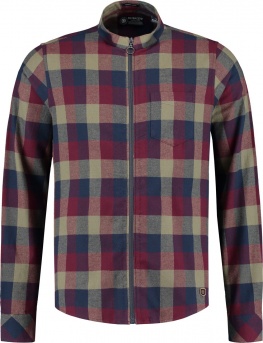 РУБАШКА DSTREZZED BLOCK CHECK FLANNEL PORT RED