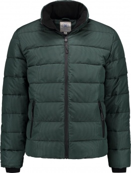 КУРТКА DSTREZZED PUFFER JACKET SEERSUCKER BAKERY CHECK DK.GREEN