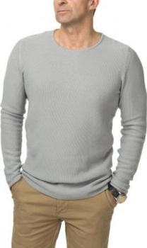 СВИТЕР DSTREZZED CREW STRUCTURE KNIT STEEL BLUE