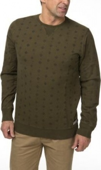 ТОЛСТОВКА DSTREZZED TRIANGLE DOT PRINT CLEAN SWEAT ARMY GREEN