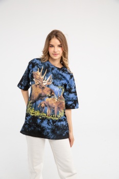 ФУТБОЛКА  PLANET EARTH TDT 977 MOOSE FAMILY