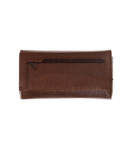 Кошелёк Jacaru из кожи кенгуру с замком-Brown																																																									