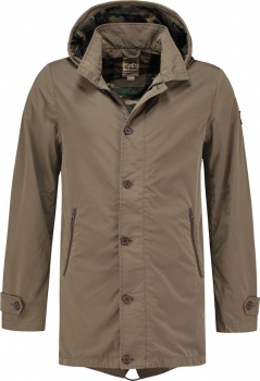 ПАРКА DSTREZZED PARKA MICRO NYLON BROWN