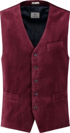 ЖИЛЕТ DSTREZZED WASHED VELOUR PORT RED 121082