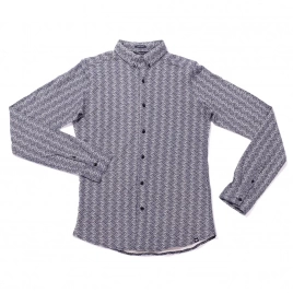 Рубашка DSTREZZED Grey Melange 261004D 
