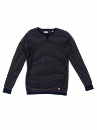 СВИТЕР DSTREZZED Dk.Navy/Brown 404081