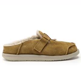 Тапочки Satorisan Uwbaki Clog Strap Suede Mid Brown