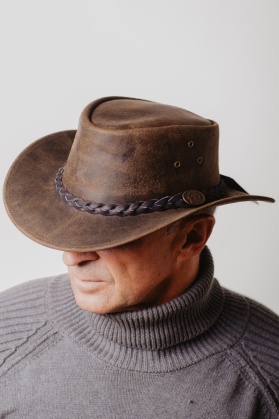 Шляпа 5H99 SCIPPIS Fleetwood Vintage - Brown