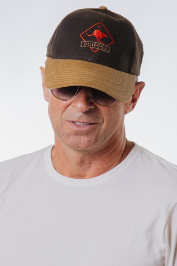 Кепка 001H10 SCIPPIS OILSKIN CAP Tan - Brown