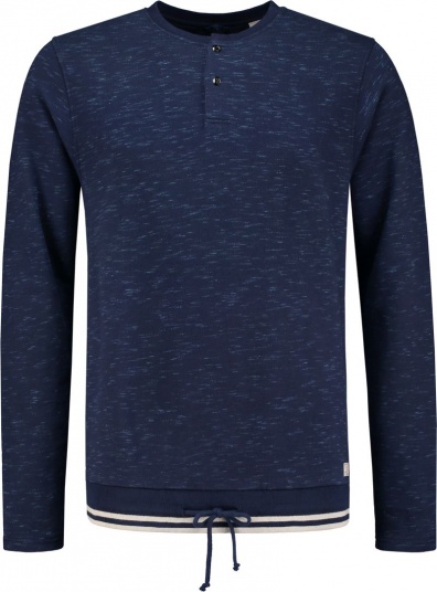 СВИТШОТ DSTREZZED GRANDAD INDIGO SWEAT DK.INDIGO 261000