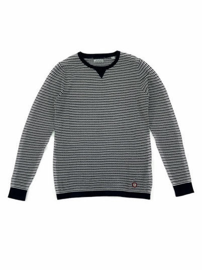 СВИТЕР DSTREZZED Dk.Navy / Offwhite 404081