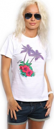 ФУТБОЛКА DELSOL ЖЕНСКАЯ Tropical Palm