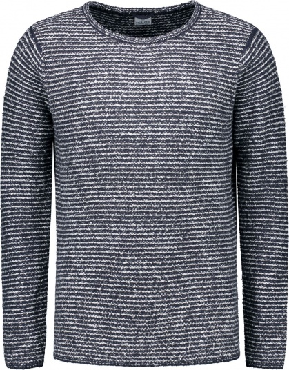 СВИТЕР DSTREZZED ROUND NECK MARINE KNIT COTTON NYLON Black 404148