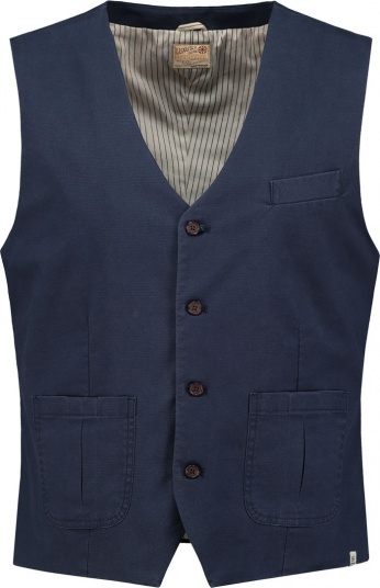 ЖИЛЕТ DSTREZZED FINE JAQUARD NAVY 121057