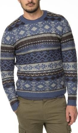 СВИТЕР DSTREZZED CREW ETNIC BOUCLE DK.NAVY 404045