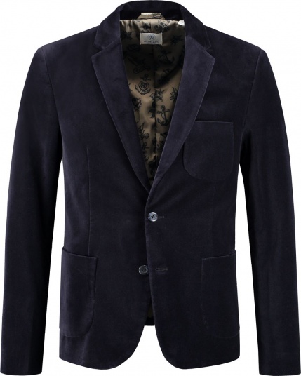 ПИДЖАК DSTREZZED BLAZER WASHED VELOUR DK.NAVY 111149