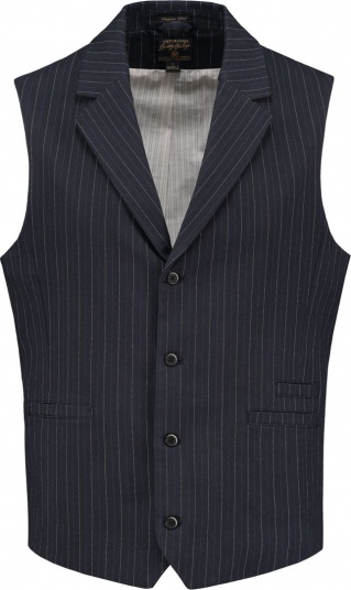 ЖИЛЕТ DSTREZZED HERRINGBONE STRIPE DK.NAVY 121053