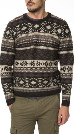 СВИТЕР DSTREZZED CREW ETNIC BOUCLE BLACK 404045