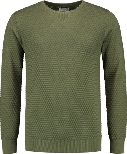 СВИТЕР DSTREZZED CREW PINEAPPLE STITCH GREEN 404099