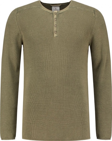 СВИТЕР DSTREZZED GRANDDAD ACID STRIPE ARMY GREEN 404101