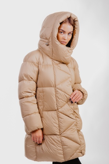 Пуховик ADD 8AW446 CAMEL LIGHT