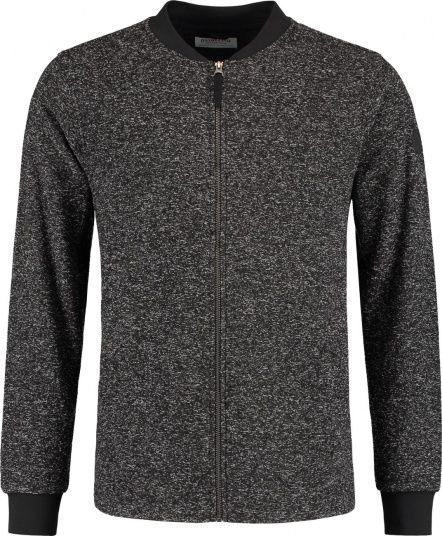 СВИТШОТ DSTREZZED BOMBER VEST MELANGE FLEECE DK.GREY MEL. 211236