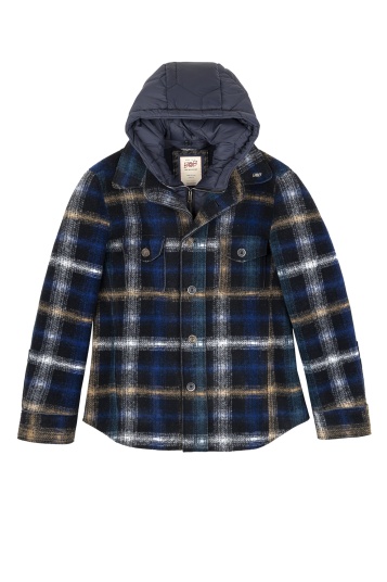 Рубашка Bob Weston Multi Blue/Brown