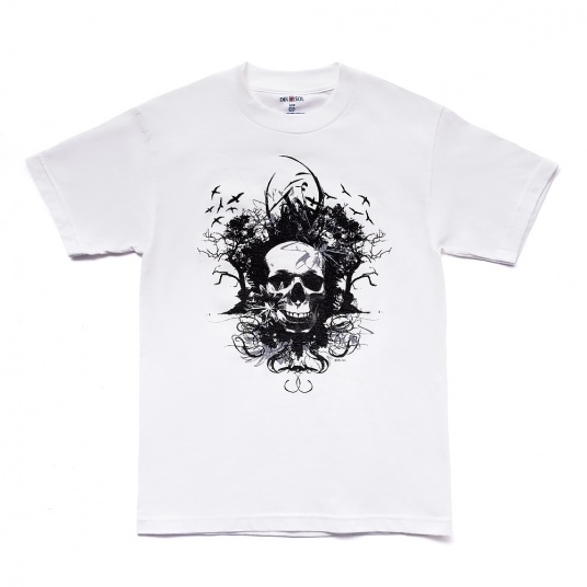 ФУТБОЛКА DELSOL Raven Skull