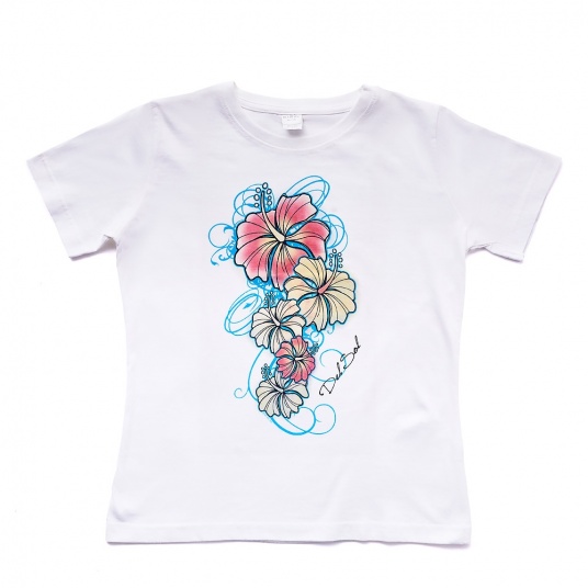 Футболка Hibiscus Sсript