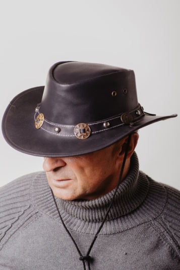 Шляпа 5H95 SCIPPIS Concho - Black