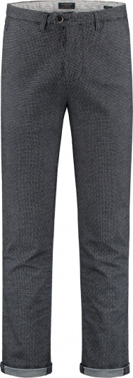 БРЮКИ DSTREZZED 501238 FANCY CHINO CLASSIC PIEDE DE POULE FLANNEL ANTHRA