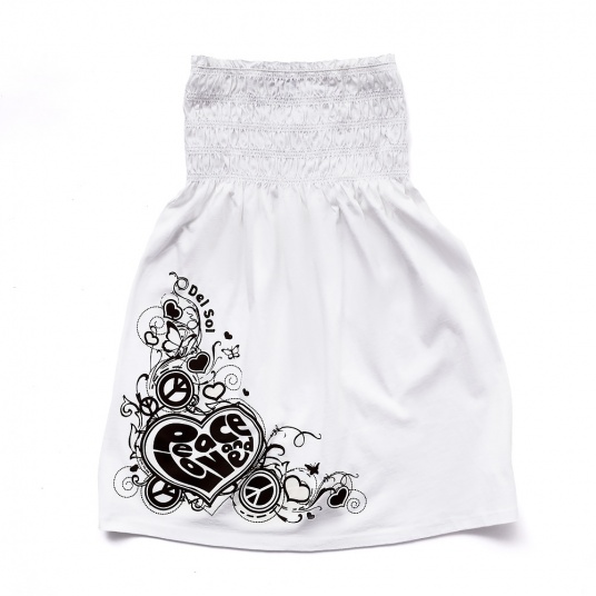 ПЛАТЬЕ DELSOL ЖЕНСКОЕ Retro Peace