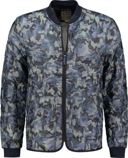 БОМБЕР DSTREZZED BOMBER CAMO DENSE NYLON ROYAL BLUE
